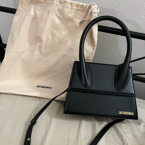 Jacquemus Bags Price Firm Jacquemus Black Leather Le Grand Chiquito Bag Poshmark